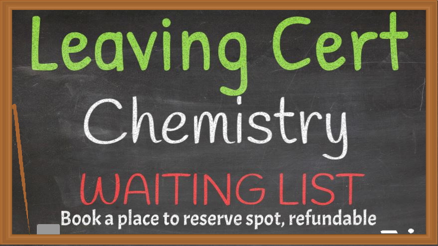 Leaving Cert Chemistry Live Online Grinds